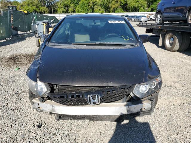 2HGFG1B62AH537853 - 2010 HONDA CIVIC LX BLACK photo 5