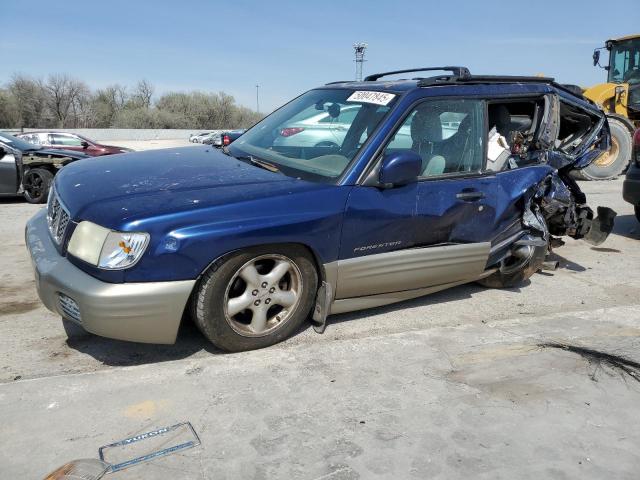 JF1SF65561H736464 - 2001 SUBARU FORESTER S BLUE photo 1