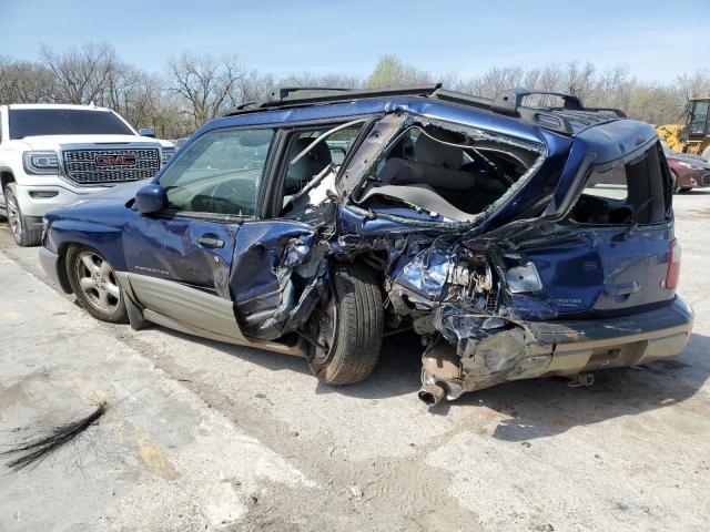 JF1SF65561H736464 - 2001 SUBARU FORESTER S BLUE photo 2