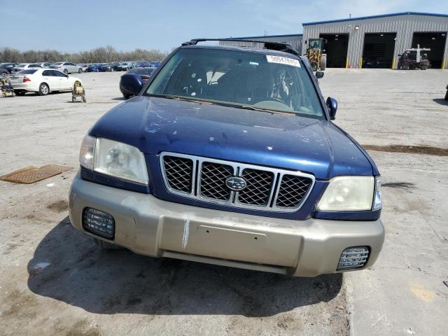 JF1SF65561H736464 - 2001 SUBARU FORESTER S BLUE photo 5