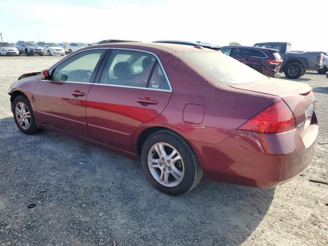 1HGCM56866A008359 - 2006 HONDA ACCORD EX BURGUNDY photo 2