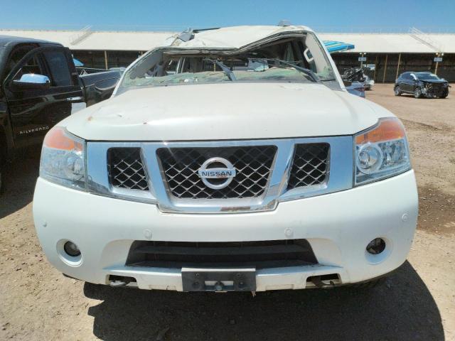 5N1BA0NF4FN619825 - 2015 NISSAN ARMADA PLATINUM WHITE photo 5