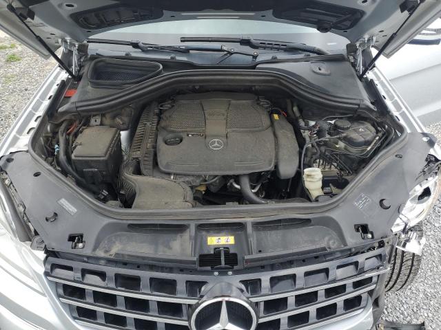 4JGDA5HB2CA025025 - 2012 MERCEDES-BENZ ML 350 4MATIC SILVER photo 12