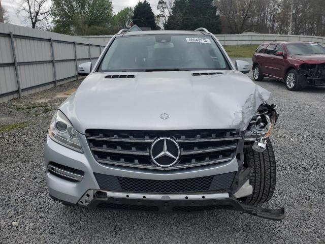 4JGDA5HB2CA025025 - 2012 MERCEDES-BENZ ML 350 4MATIC SILVER photo 5