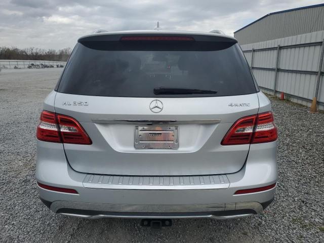 4JGDA5HB2CA025025 - 2012 MERCEDES-BENZ ML 350 4MATIC SILVER photo 6