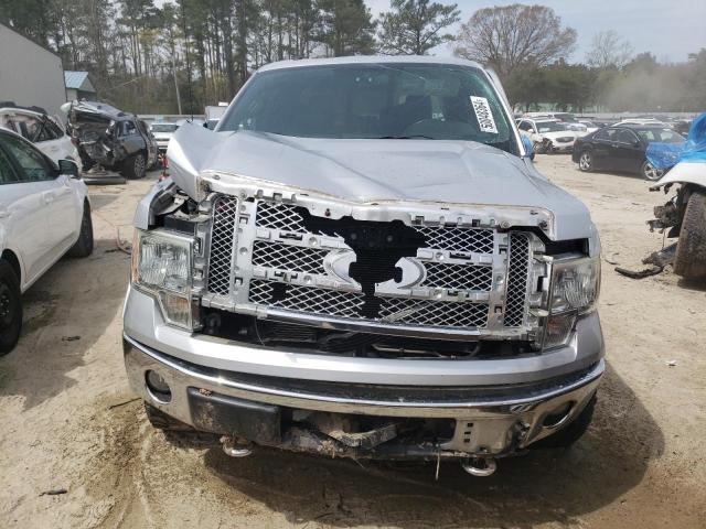 1FTFW1EV4AFD63709 - 2010 FORD F150 SUPERCREW SILVER photo 5