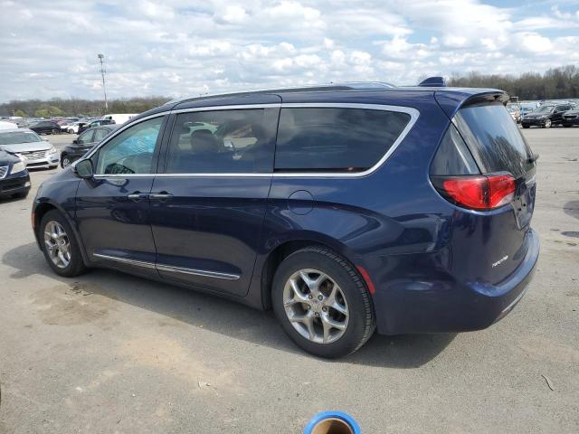 2C4RC1GG2JR273939 - 2018 CHRYSLER PACIFICA LIMITED BLUE photo 2