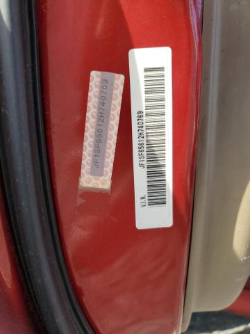 JF1SF65612H740769 - 2002 SUBARU FORESTER S 红色 照片 12