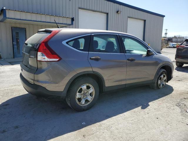 5J6RM4H38EL000569 - 2014 HONDA CR-V LX GRAY photo 3