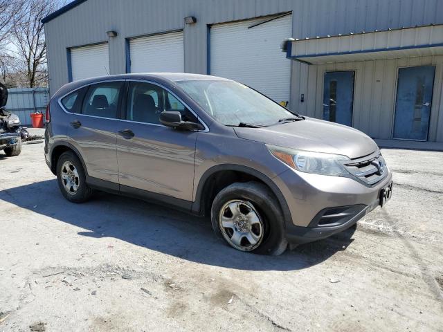 5J6RM4H38EL000569 - 2014 HONDA CR-V LX GRAY photo 4