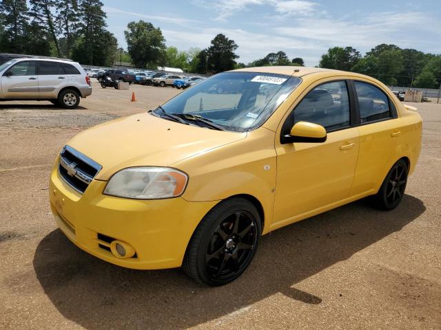 KL1TD56638B086843 - 2008 CHEVROLET AVEO BASE YELLOW photo 1