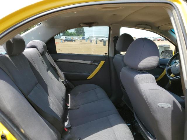 KL1TD56638B086843 - 2008 CHEVROLET AVEO BASE YELLOW photo 10