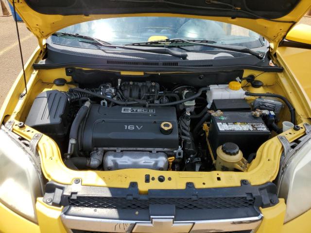 KL1TD56638B086843 - 2008 CHEVROLET AVEO BASE YELLOW photo 11