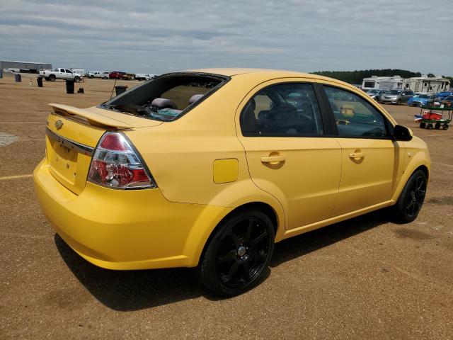 KL1TD56638B086843 - 2008 CHEVROLET AVEO BASE YELLOW photo 3