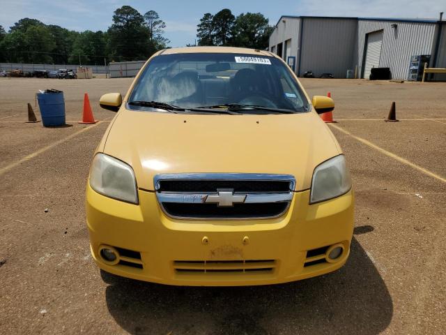 KL1TD56638B086843 - 2008 CHEVROLET AVEO BASE YELLOW photo 5
