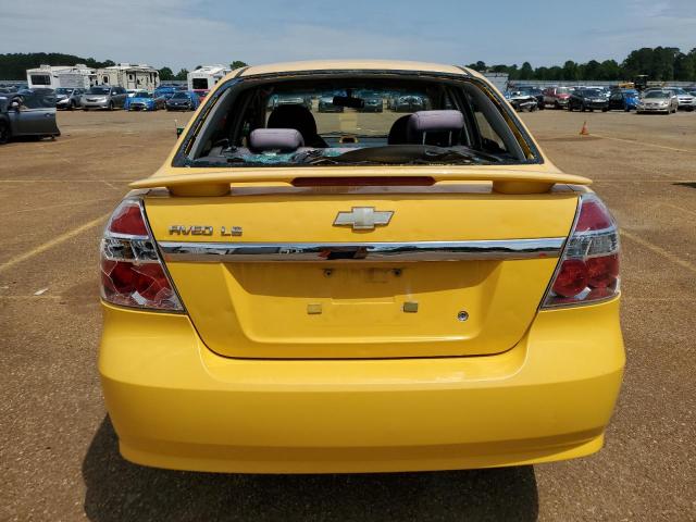 KL1TD56638B086843 - 2008 CHEVROLET AVEO BASE YELLOW photo 6