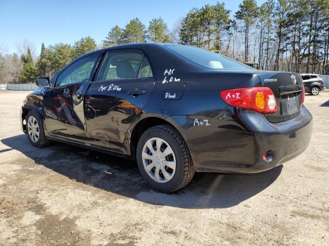 JTDBU4EE0AJ055360 - 2010 TOYOTA COROLLA BASE BLACK photo 2