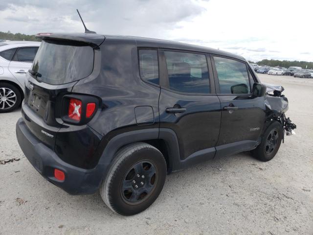 ZACCJAAB3HPE85255 - 2017 JEEP RENEGADE SPORT BLACK photo 3