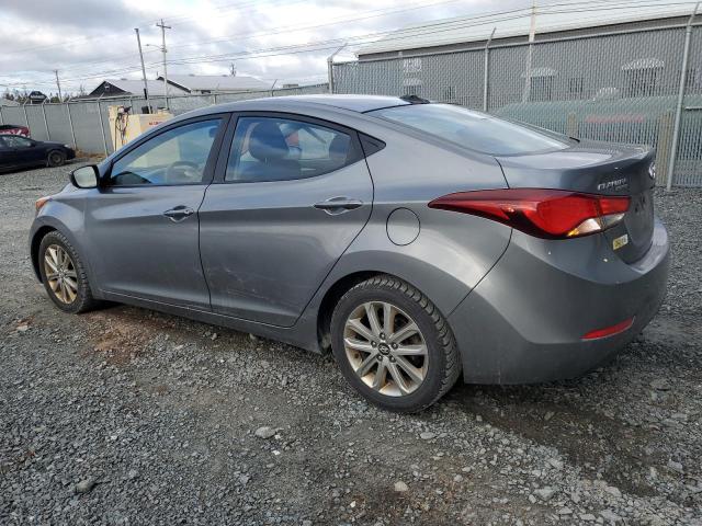 KMHDH4AE6GU602198 - 2016 HYUNDAI ELANTRA SE GRAY photo 2