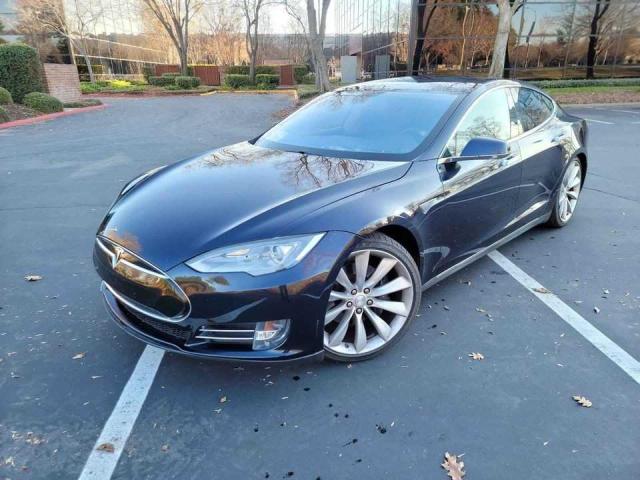 5YJSA1AG1DFP05114 - 2013 TESLA MODEL S Կապույտ լուսանկար 1