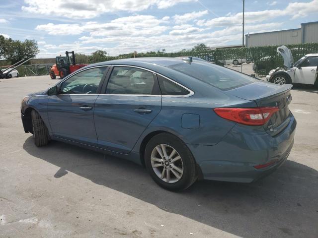 5NPE24AF7GH304014 - 2016 HYUNDAI SONATA SE BLUE photo 2