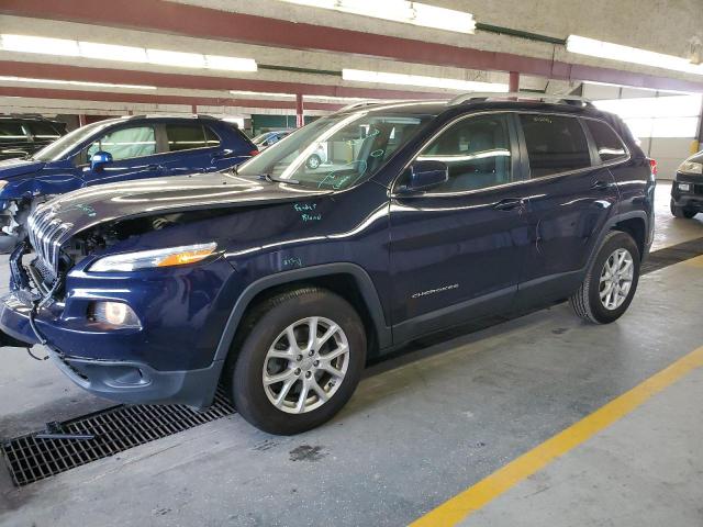 1C4PJMCB6FW556254 - 2015 JEEP CHEROKEE LATITUDE BLUE photo 1