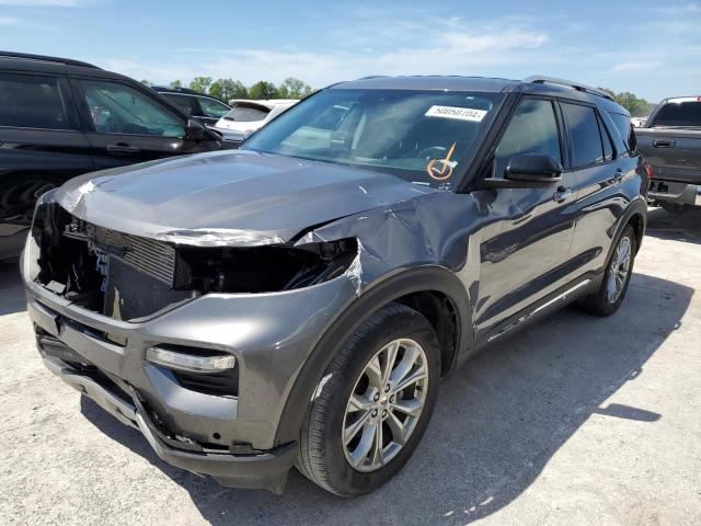 1FMSK7FH5MGA40253 - 2021 FORD EXPLORER LIMITED GRAY photo 1