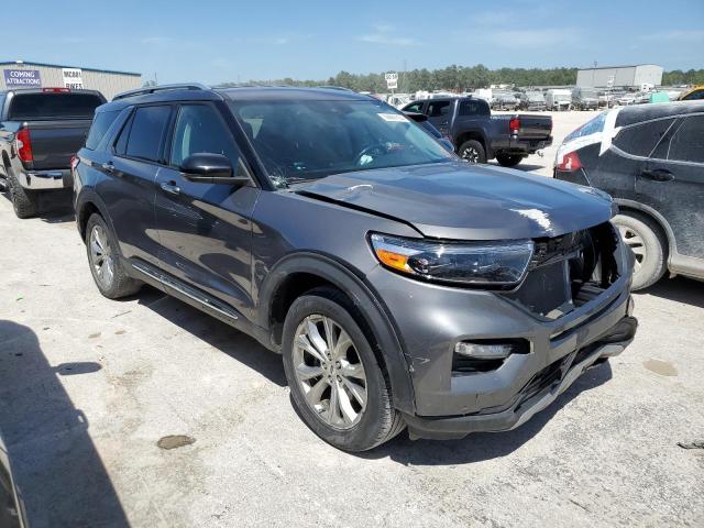 1FMSK7FH5MGA40253 - 2021 FORD EXPLORER LIMITED GRAY photo 4