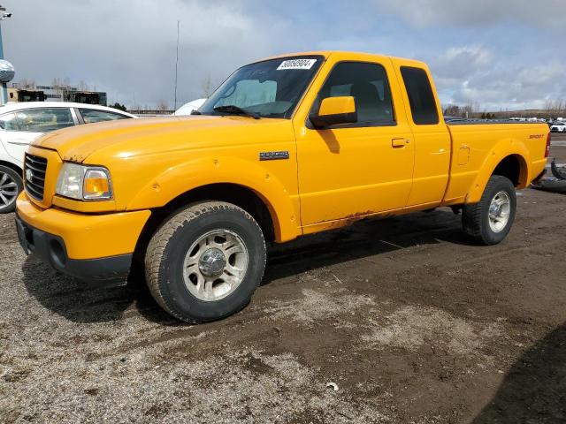 1FTYR44U88PA10923 - 2008 FORD RANGER SUPER CAB YELLOW photo 1