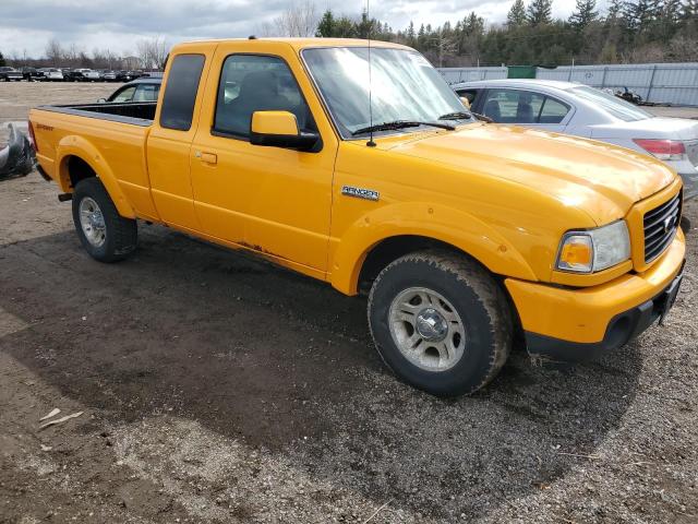 1FTYR44U88PA10923 - 2008 FORD RANGER SUPER CAB YELLOW photo 4