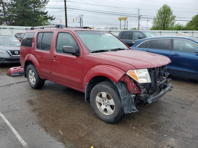 5N1AR18W55C777283 - 2005 NISSAN PATHFINDER LE 红色 照片 4