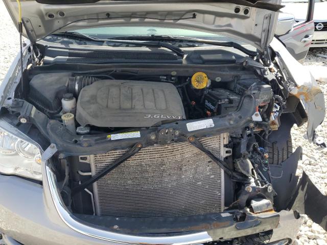 2C4RC1CG4DR818243 - 2013 CHRYSLER TOWN & COU TOURING L SILVER photo 12