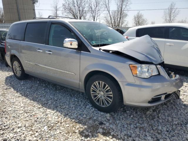 2C4RC1CG4DR818243 - 2013 CHRYSLER TOWN & COU TOURING L SILVER photo 4