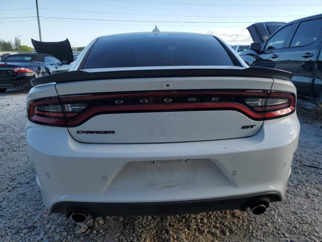 2C3CDXHG2KH662189 - 2019 DODGE CHARGER GT WHITE photo 6