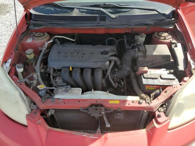 2T1KR32E66C567482 - 2006 TOYOTA COROLLA MA XR RED photo 11