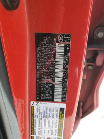 2T1KR32E66C567482 - 2006 TOYOTA COROLLA MA XR RED photo 12