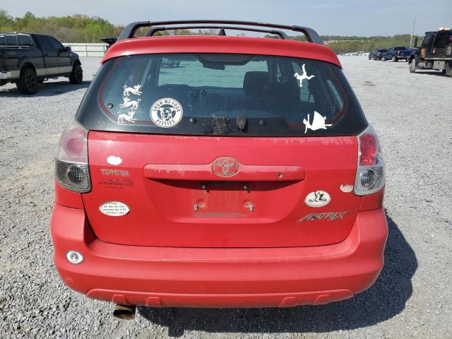2T1KR32E66C567482 - 2006 TOYOTA COROLLA MA XR RED photo 6
