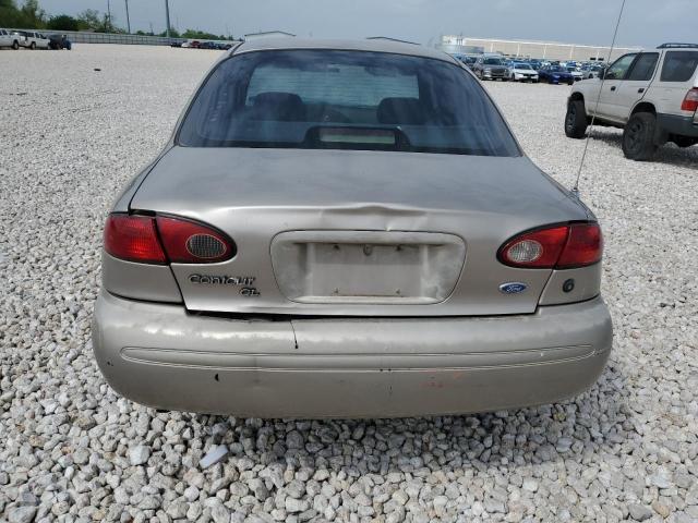 1FALP6539TK152663 - 1996 FORD CONTOUR GL BEIGE photo 6