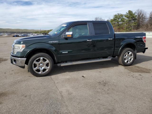 1FTFW1ET3EFD14019 - 2014 FORD F150 SUPERCREW GREEN photo 1