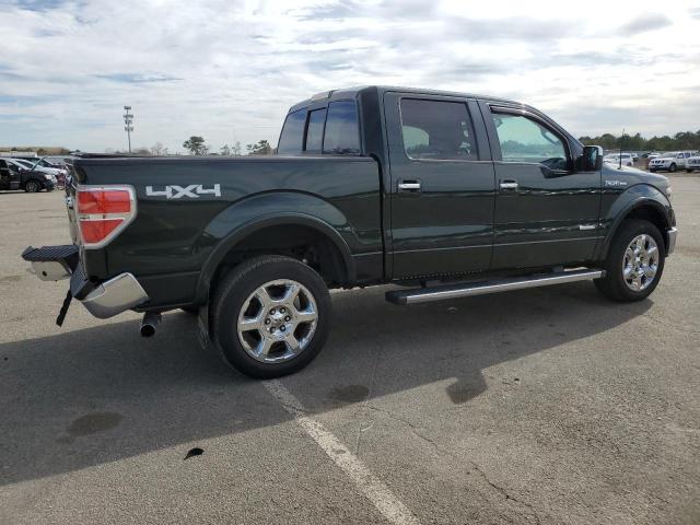 1FTFW1ET3EFD14019 - 2014 FORD F150 SUPERCREW GREEN photo 3