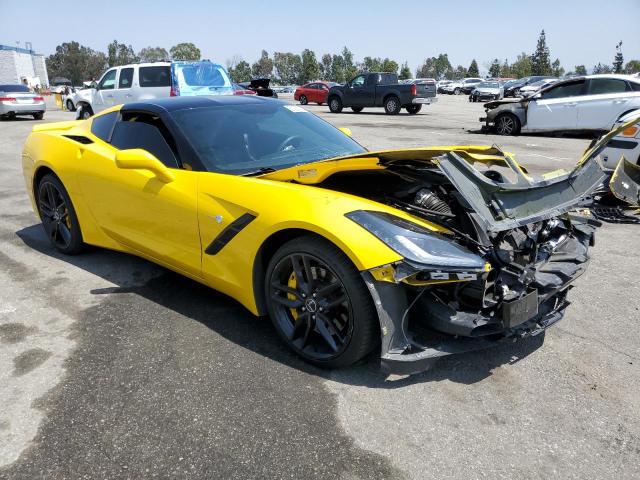 1G1YL2D74E5128144 - 2014 CHEVROLET CORVETTE STINGRAY Z51 3LT YELLOW photo 4