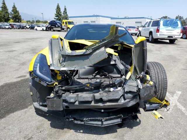 1G1YL2D74E5128144 - 2014 CHEVROLET CORVETTE STINGRAY Z51 3LT YELLOW photo 5