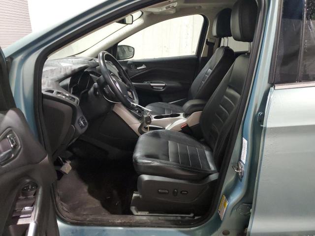 1FMCU9H95DUB37535 - 2013 FORD ESCAPE SEL BLUE photo 7