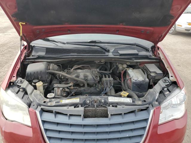 2A4RR5D18AR114956 - 2010 CHRYSLER TOWN & COU TOURING წითელი ფოტო 12