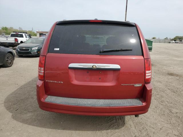 2A4RR5D18AR114956 - 2010 CHRYSLER TOWN & COU TOURING RED photo 6