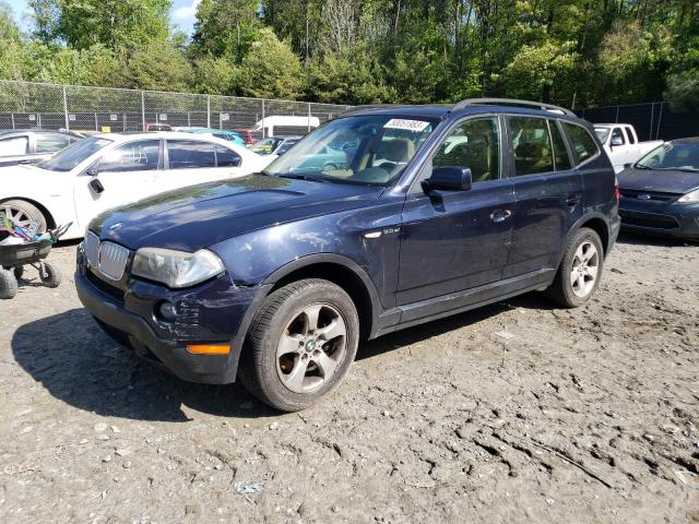 WBXPC934X8WJ21851 - 2008 BMW X3 3.0SI BLUE photo 1