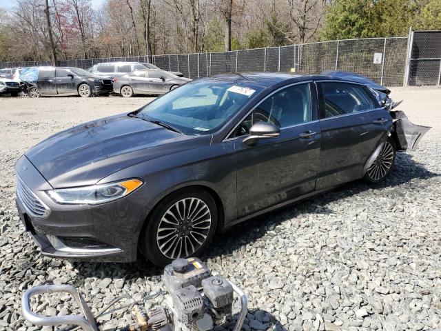 3FA6P0T96JR108002 - 2018 FORD FUSION SE CHARCOAL photo 1