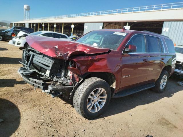 1GNSKBKC5JR382326 - 2018 CHEVROLET TAHOE K1500 LT MAROON photo 1