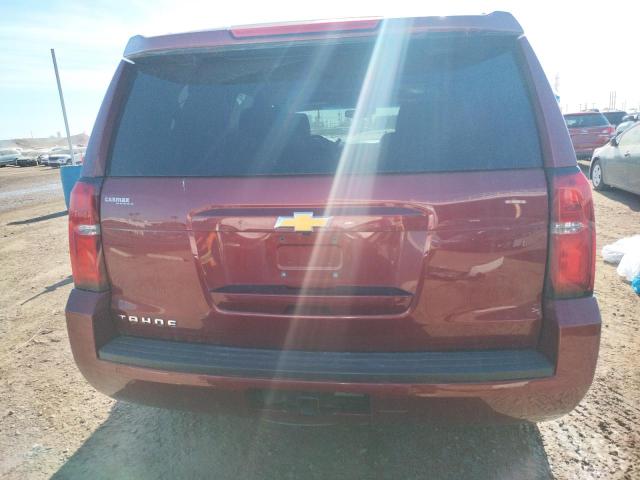 1GNSKBKC5JR382326 - 2018 CHEVROLET TAHOE K1500 LT MAROON photo 6