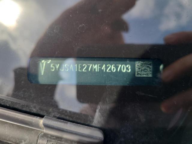 5YJSA1E27MF426703 - 2021 TESLA MODEL S Qara foto 10